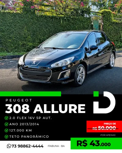 Peugeot 308 Allure 2.0 Flex 16V 5P Aut. 2014