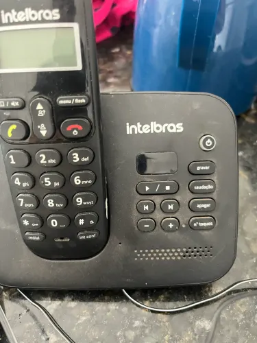 Telefone sem fio intelbras trocar bateria