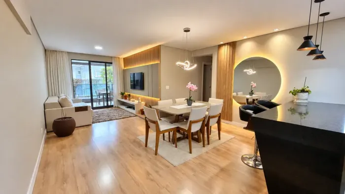 Apartamento com 105m², 3 quartos, 1 sendo suíte, no Bacacheri - Curitiba - PR