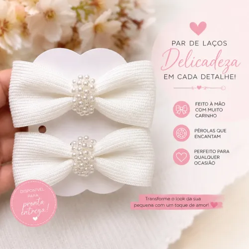 ? Laços da Bella | Delicadeza e charme para sua princesa ? 