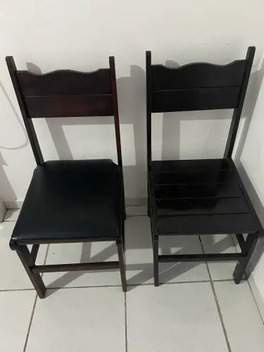 Kit 2 cadeiras madeira maciça