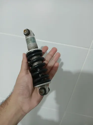 Suspensão traseira bicicleta 165mm