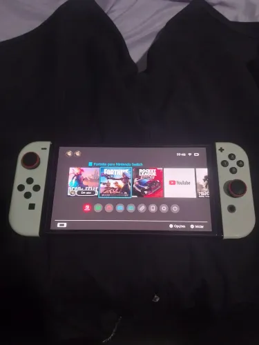 Nintendo switch oled novíssimo + jogos