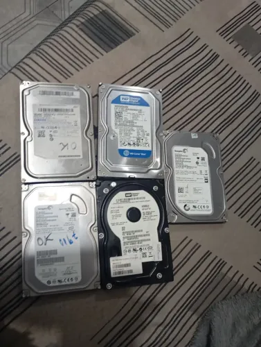 Lote HDs SATA para teste/PC antigo - 80GB, 160GB e 250GB