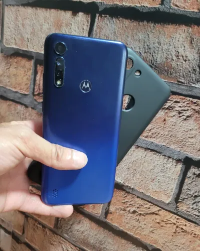 Motorola moto g8 Power lite azul impecável