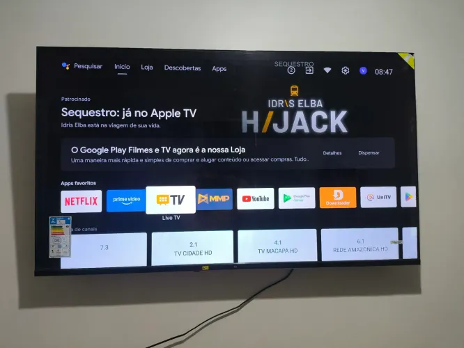 Vendo tv 50 4k no plástico