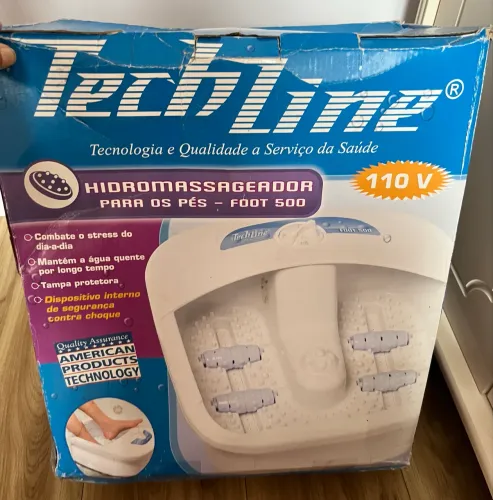 Hidromassageador para os pés.