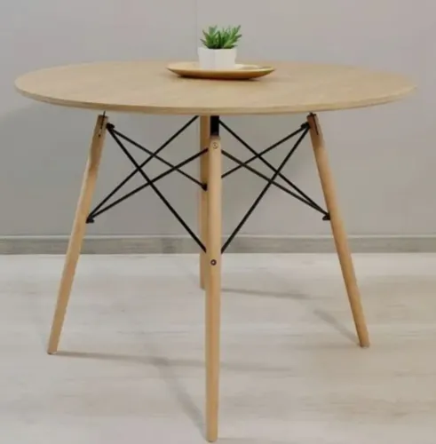 MESA DE JANTAR REDONDA 90CM FREIJÓ 
