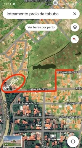 TERRENO TABUBA NASCENTE 561m²