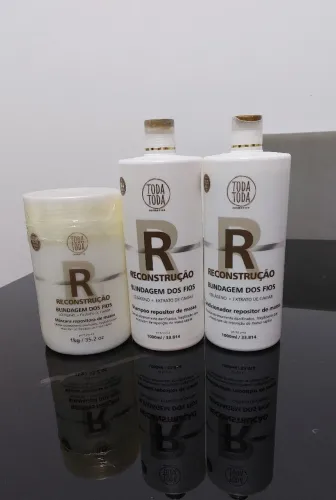 Kit shampoo,condicionador e hidratação