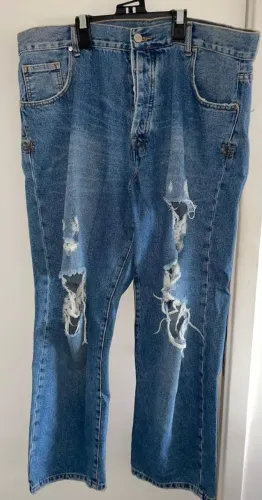Calça Jeans boyfriend Rosa Chá