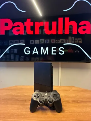 PS2 Slim com Sistema OPL e HD de 500GB - Centenas de Clássicos Prontos para Jogar