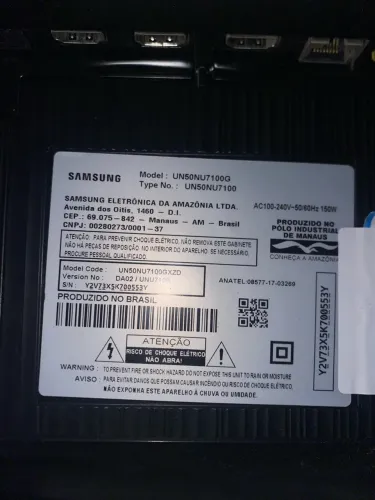 Vendo Smart TV Samsung 50? 4K para retirada de peças