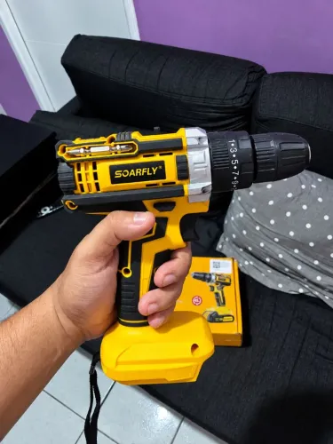 PARAFUSADEIRA / FURADEIRA DE IMPACTO 48V ? 2 BATERIAS