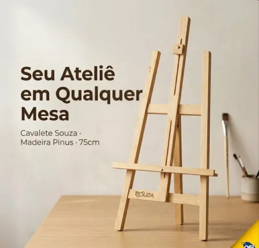 Cavalete de mesa 75cm de altura