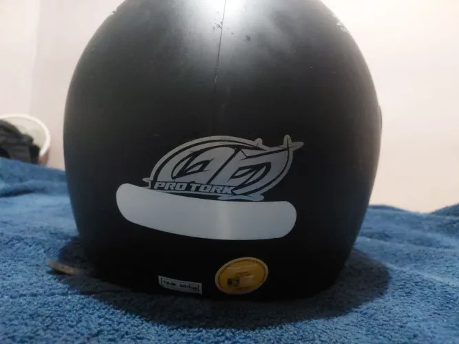 Capacete Preto Fosco TAM 60