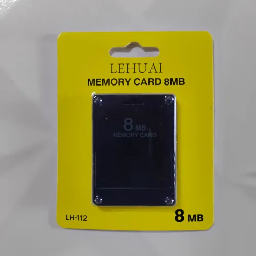 Memory Card PS2 8MB Lehuai (Modelo LH-112) - Novo na Embalagem