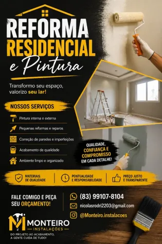 Reforma e pintura