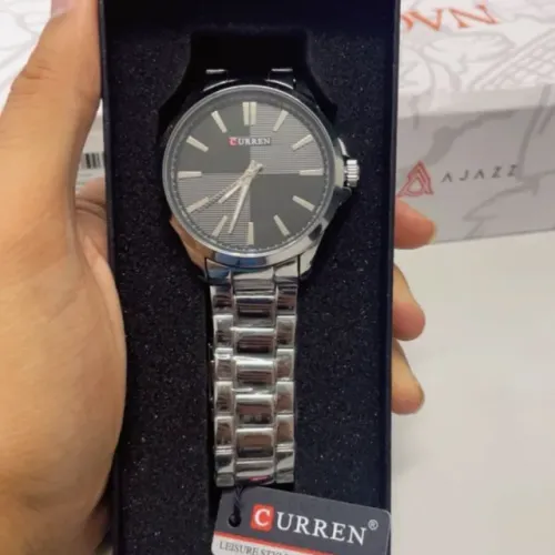 Relógio Masculino CURREN 8322 Aço Inox ? Quartz | Mostrador Grande | Com Caixa
