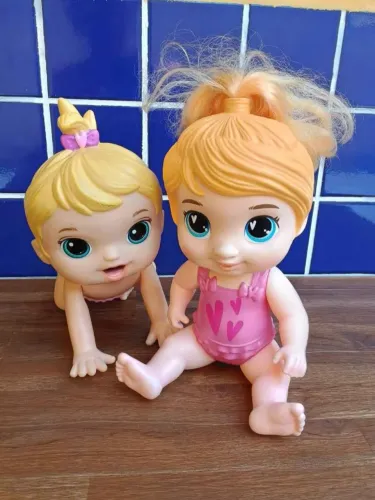 Lote 2 bonecas baby alive