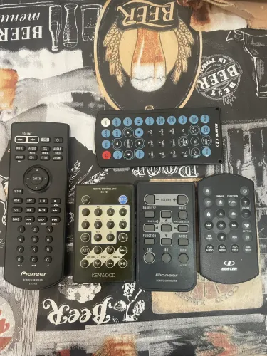 Lote controles de som automotivo 