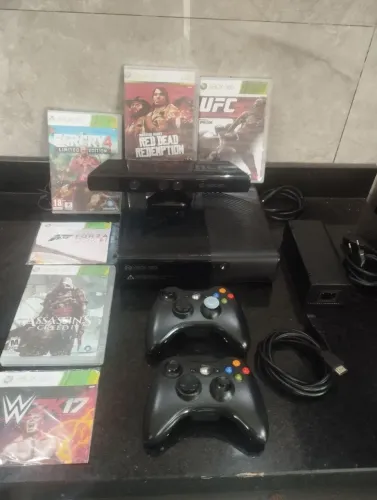 Xbox 360 desbloqueado LT vários jogos em cds 