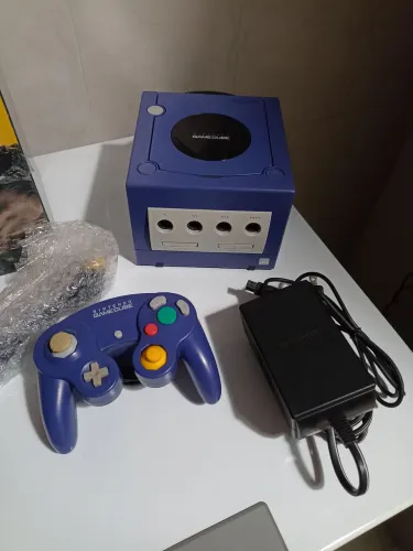 Console Nintendo Gamecube ( DOL 001 EUA ) C/SD 64GB C/Jogos