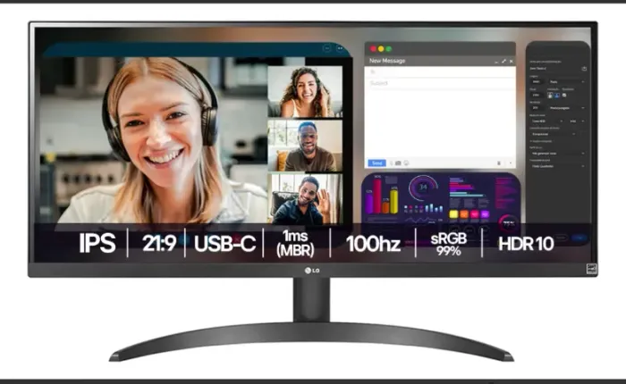 Monitor LG 29" Full HD 100Hz 1ms 29WQ500B-B