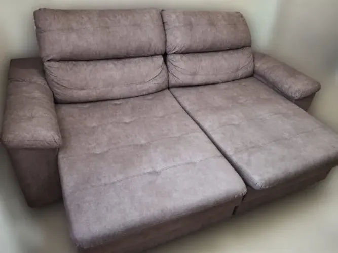 Vendo Sofá Cama Retrátil e Reclinável