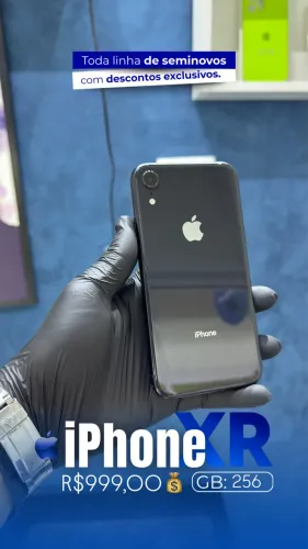 IPHONE XR 256GB PRETO