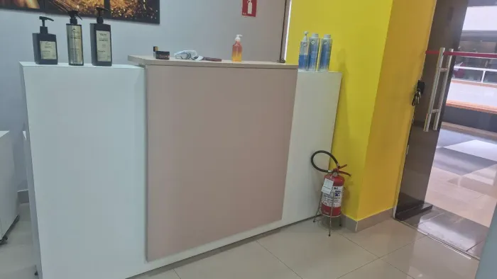 Balcão de atendimento recepção