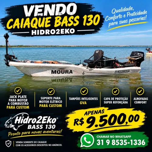 Caiaque bass 130 - hidro2 