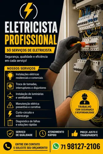 Eletricista em Lauro de freitas