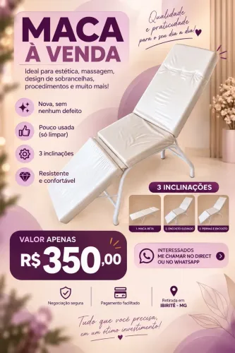 Maca com 3 inclinações 