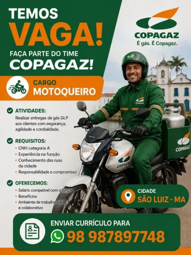 Vaga pra motoqueiro (GÁS)