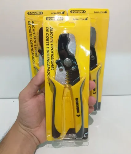 Alicate de Corte e desencapador bomvink 