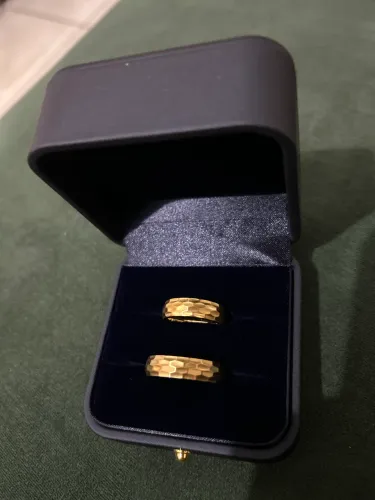 Alianças Banhadas a Ouro processo PVD