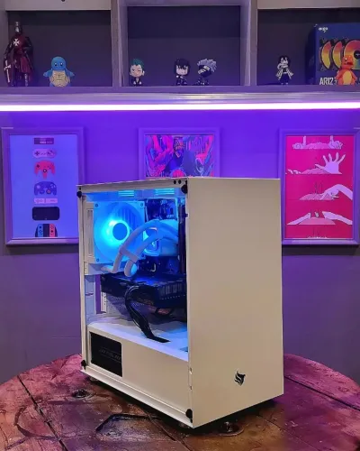 PC i7 8700, RX 6500 XT, 16GB RAM, SSD 240GB, H310, Fonte 650W, Water Cooler, Fans