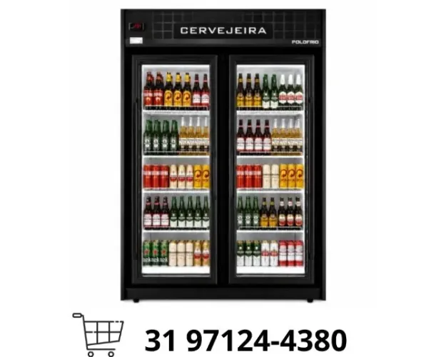 Cervejeira 2 Portas Polo Frio com LED
