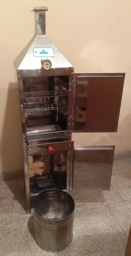 Defumador Inox Defumax Junior 8kg - Smoker/Tipo churrasqueira - Completo