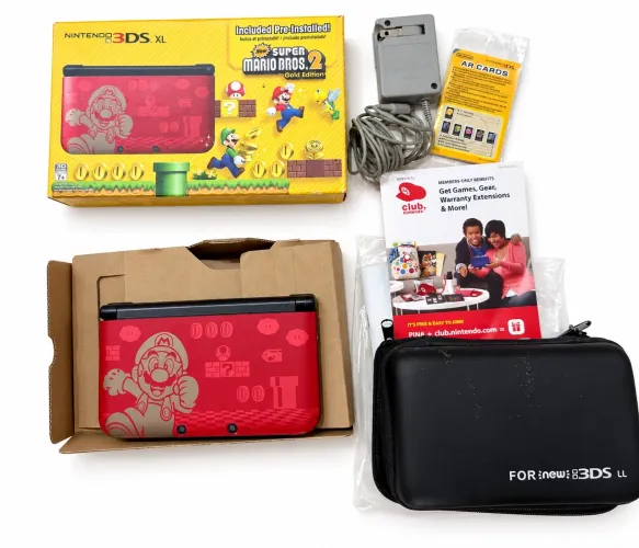 Nintendo 3ds Xl New Super Mario Bros. 2 Gold Edition Desbloqueado 32 GB - Envio Olx Pay