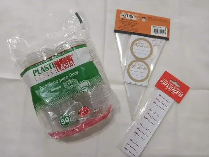 Kit descartável para doces
