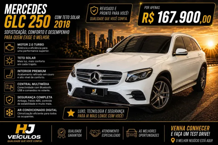Mercedes-Benz GLC 250 Sport 4matic 2.0 TB 16V Aut. 2018