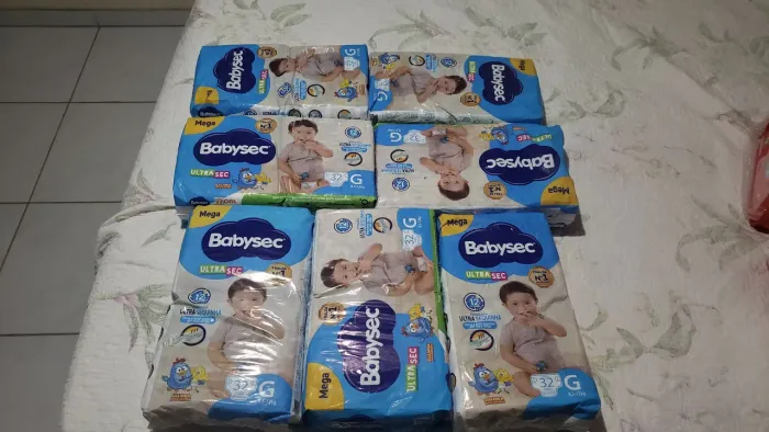 Fralda BabySec G 32 unidades