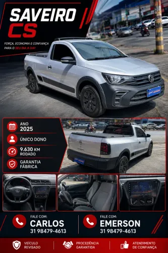 Volkswagen Saveiro Robust 1.6 Total Flex 16V 2025