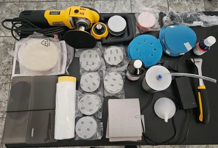 Kit completo Restauração de Faróis Automotivo