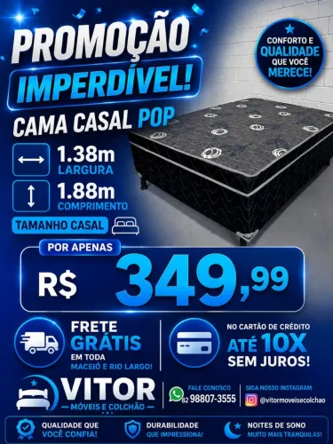 CAMA BOX CASAL POP