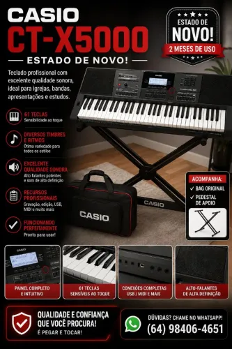 Teclado Casio ctx5000