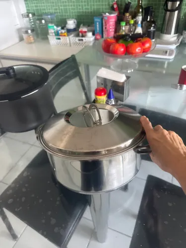 Panela grande inox Tramontina