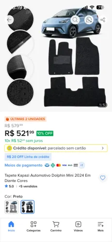 Tapete kapazi dolplin mini